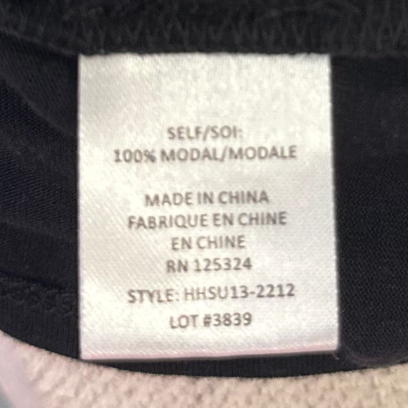 Haute Hippie Black Modal Tank / Camisole - Size M - Picture 9 of 10